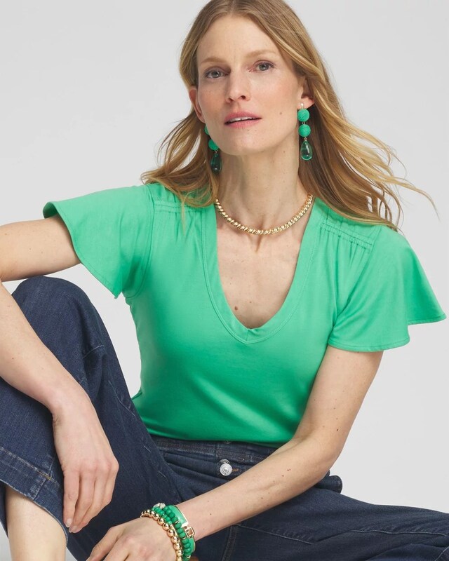 Flutter Sleeve Tee - image 2